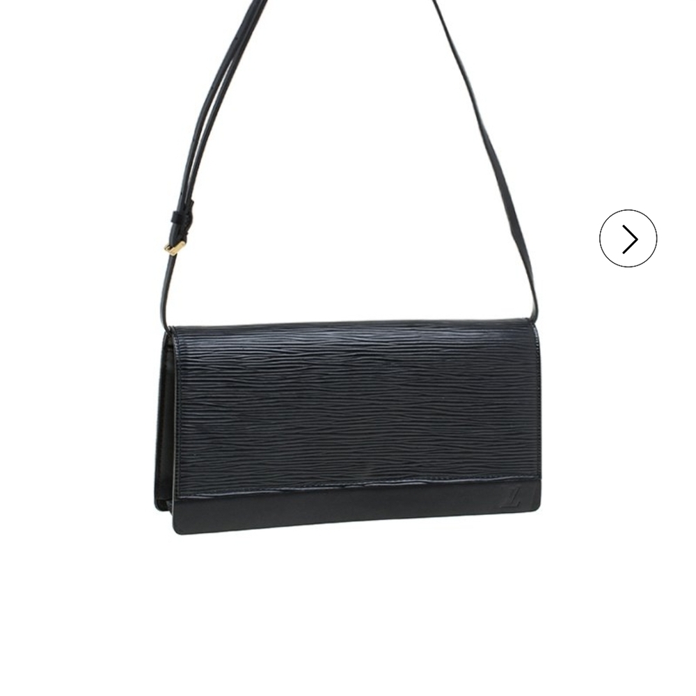 Authentic Louis Vuitton Honfluer Epi Leather BLACK. Christmas SALE!!